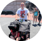 Photo of Webster Family, a satisfied Beta Stroller Rental customer